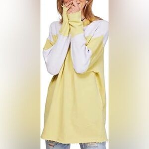 Free People Jordan Fleece Sweatshirt Size S